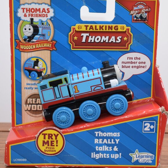 Talking Thomas Talks & Lights Up Hero of Rails Learning Curve Thomas & Friends - Picture 2 of 11